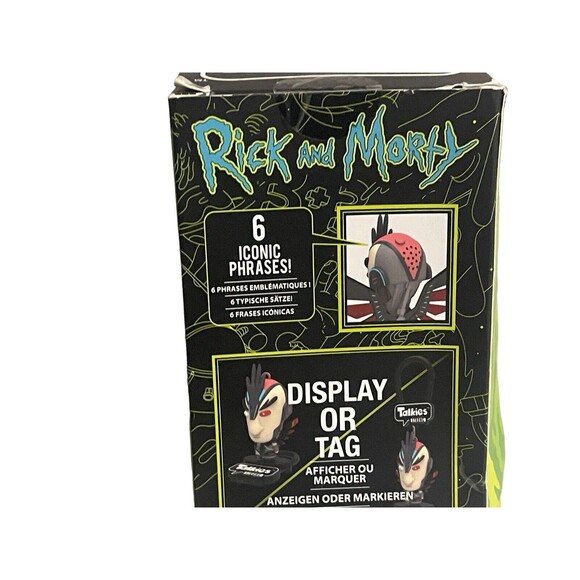 Rick And Morty Phoenix Person Talkie Figurine 6 Iconic Phrases Adult Swim - Picture 10 of 11